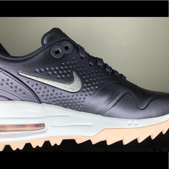 NEW Nike air max 1 golf shoes gridiron echo pink - Picture 10 of 15